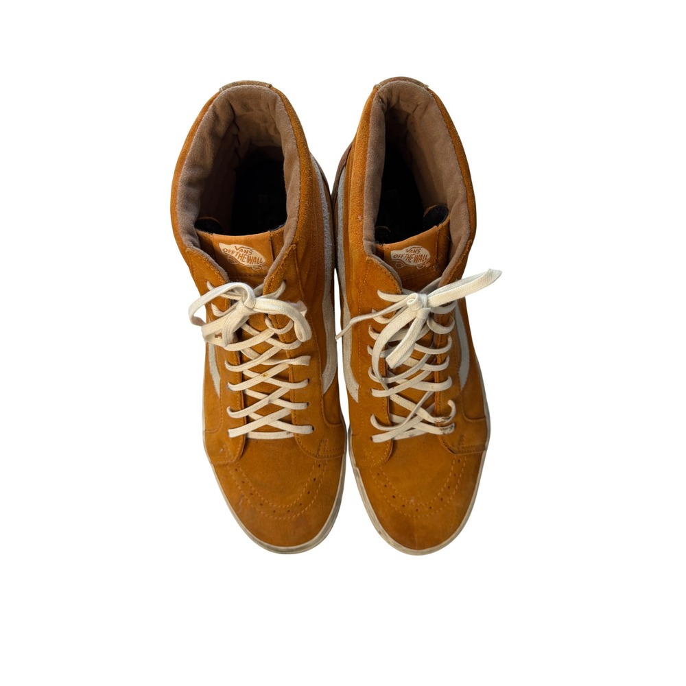 Vans Sk8-Hi Reissue CA "Floral Suede" in Golden Oak 13M